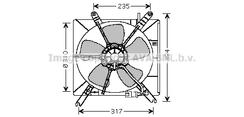 Fan, engine cooling (HD7503)