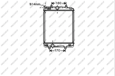Radiator, engine cooling (CI201R004)