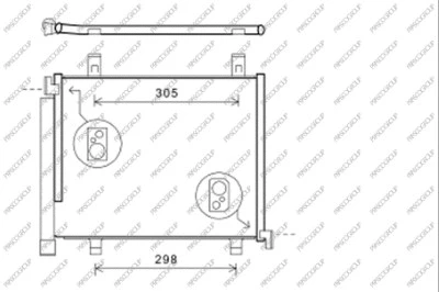 Condenser, air conditioning (VG201C002)