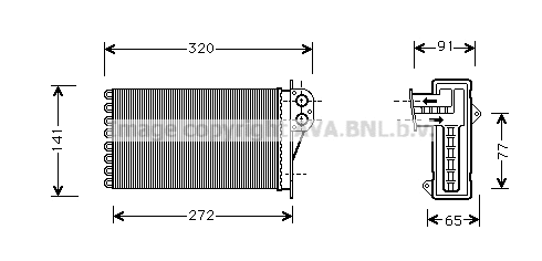 Heat Exchanger, interior heating (PE6199)