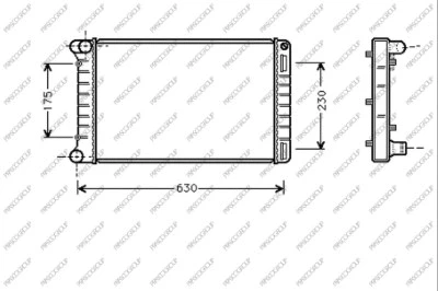 Radiator, engine cooling (FT133R003)