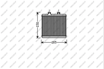 Heat Exchanger, interior heating (ME029H001)
