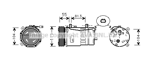 Compressor, air conditioning (AIAK001)