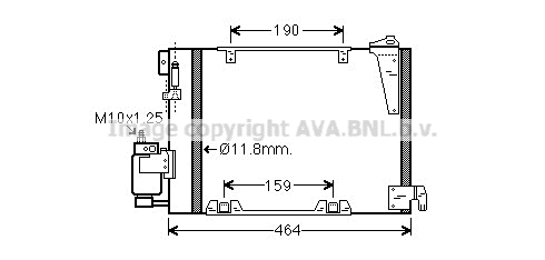 Condenser, air conditioning (OLA5250D)