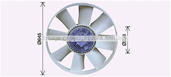 Fan, engine cooling (IVF142)