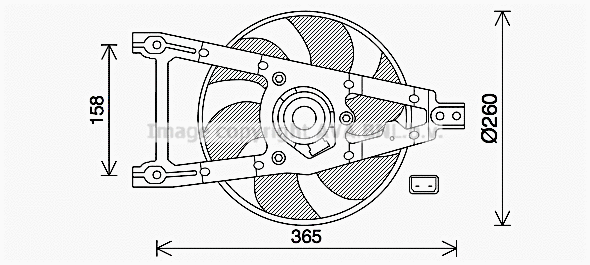Fan, engine cooling (FT7612)