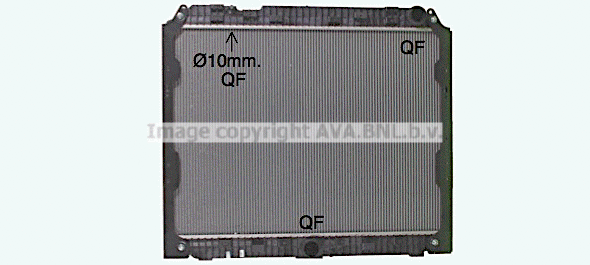 Radiator, engine cooling (ME2336)