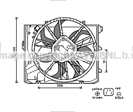Fan, engine cooling (BW7528)