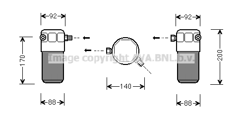 Dryer, air conditioning (AID303)