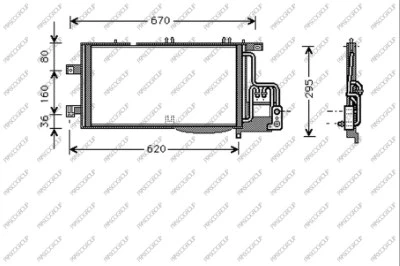Condenser, air conditioning (OP031C005)
