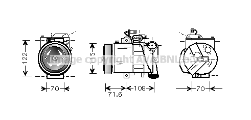 Compressor, air conditioning (VNK257)