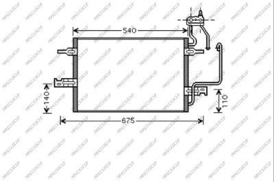 Condenser, air conditioning (OP350C002)