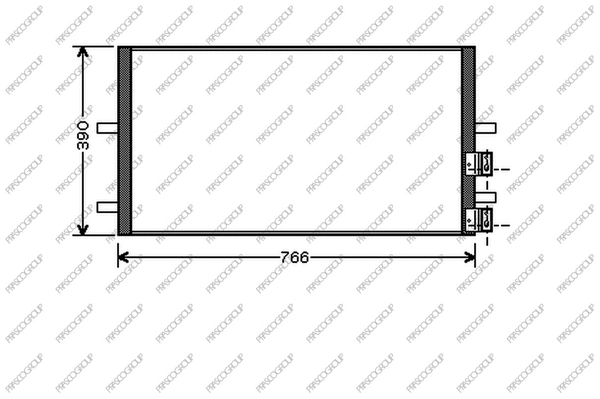 Condenser, air conditioning (FD912C001)