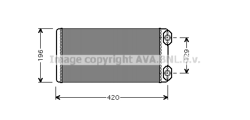 Heat Exchanger, interior heating (VL6036)