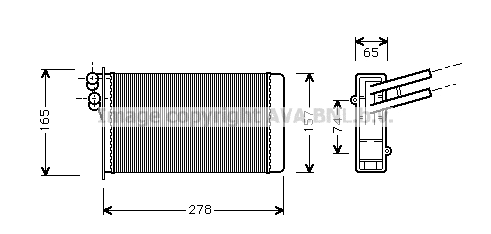 Heat Exchanger, interior heating (AI6097)