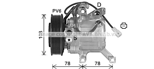 Compressor, air conditioning (DUK079)