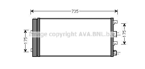 Condenser, air conditioning (DAA5004D)