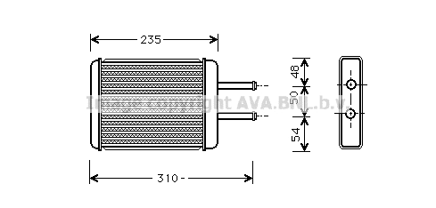 Heat Exchanger, interior heating (HY6069)