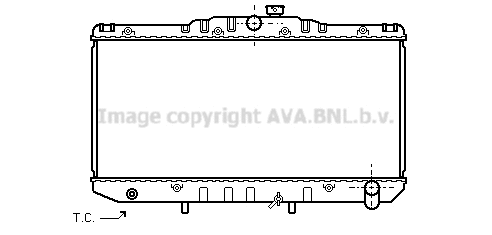 Radiator, engine cooling (TO2126)