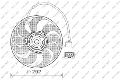Fan, engine cooling (ST033F005)