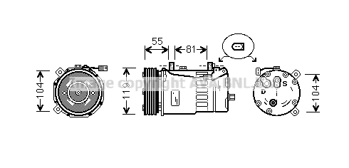 Compressor, air conditioning (FDK321)