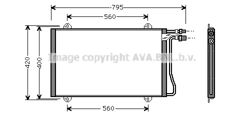 Condenser, air conditioning (MS5219)