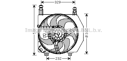 Fan, engine cooling (FD7526)