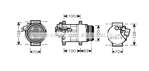 Compressor, air conditioning (MSK404)