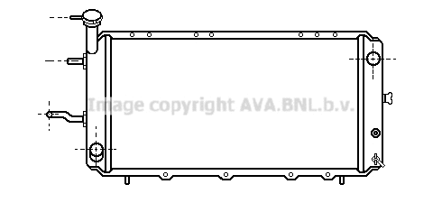 Radiator, engine cooling (SU2023)