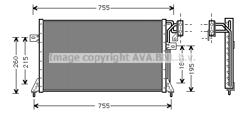 Condenser, air conditioning (CR5018)
