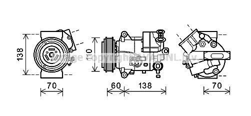 Compressor, air conditioning (OLK616)