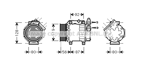 Compressor, air conditioning (FDAK431)