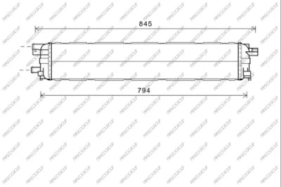 Radiator, engine cooling (AD024R017)