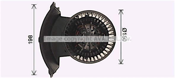 Electric Motor, interior blower (VN8411)