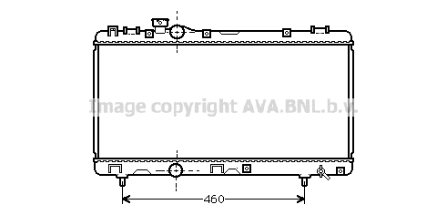 Radiator, engine cooling (TO2230)