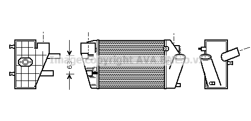 Charge Air Cooler (AIA4187)