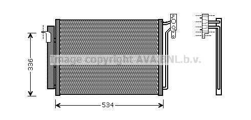 Condenser, air conditioning (BW5281D)