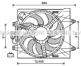 Fan, engine cooling (FT7605)