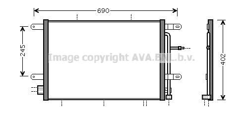 Condenser, air conditioning (AI5239)