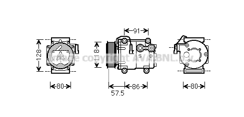 Compressor, air conditioning (FDAK451)