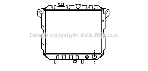 Radiator, engine cooling (MT2034)