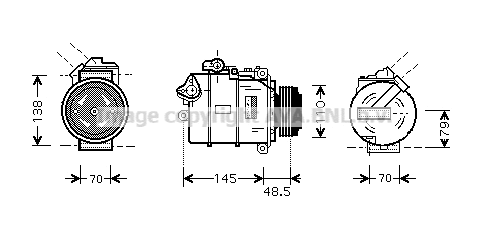 Compressor, air conditioning (BWAK309)