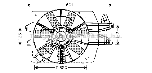 Fan, engine cooling (FD7518)