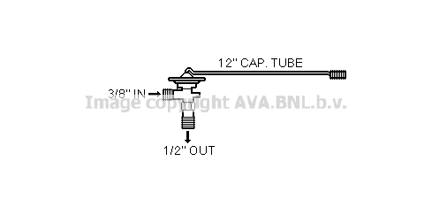 Expansion Valve, air conditioning (MF1033)