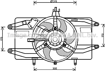 Fan, engine cooling (FT7555)