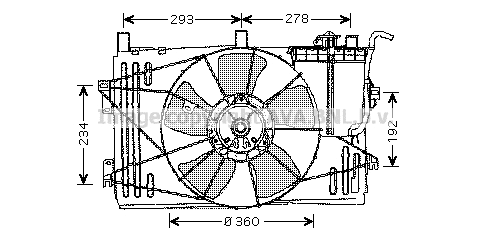 Fan, engine cooling (TO7508)