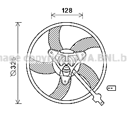 Fan, engine cooling (SA7024)