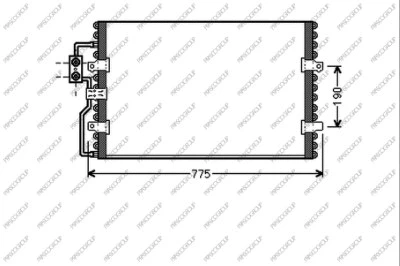 Condenser, air conditioning (CI053C001)