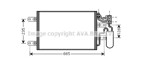 Condenser, air conditioning (OLA5394D)