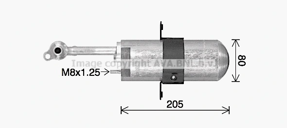 Dryer, air conditioning (VLD166)